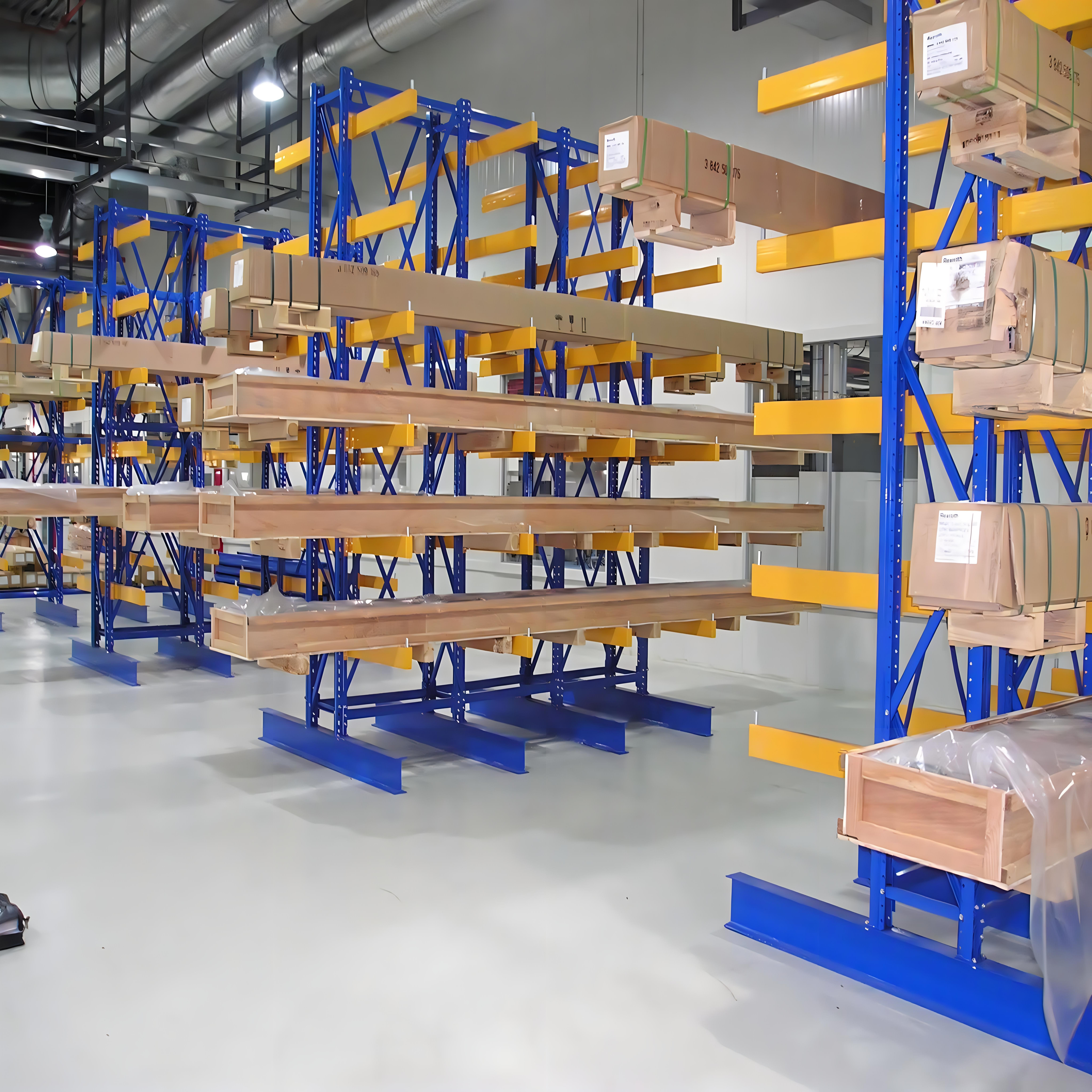Heavy Duty Cantilever Racks Industriales Storage Metal Structure Double Side Cantilever Racking for Steel Pipes