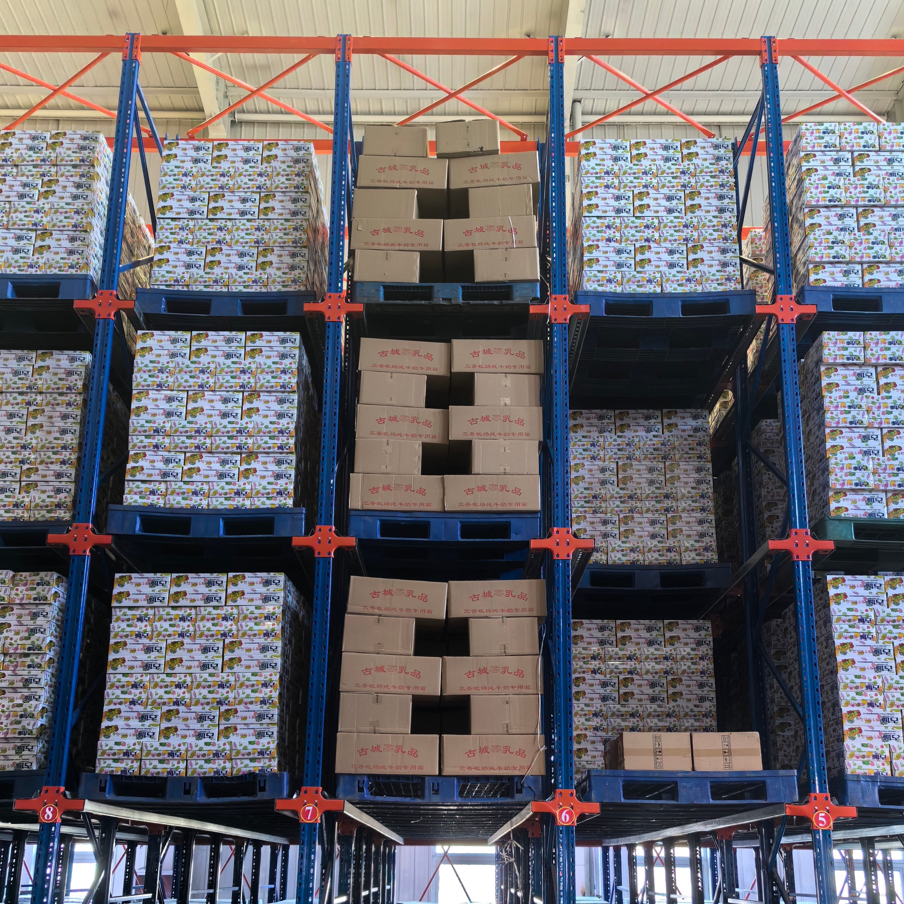 High-Load Custom Warehouse Storage Solutions Stacking Racks Drive in Pallet Racking Fifo Pallet Metal Racking Steel Shelf System