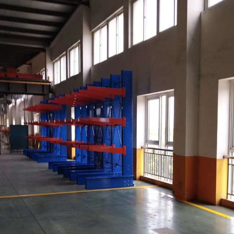 Industrial Long Goods Cantilever Rack Galvanized Steel Racking for Workshop Material Organizing