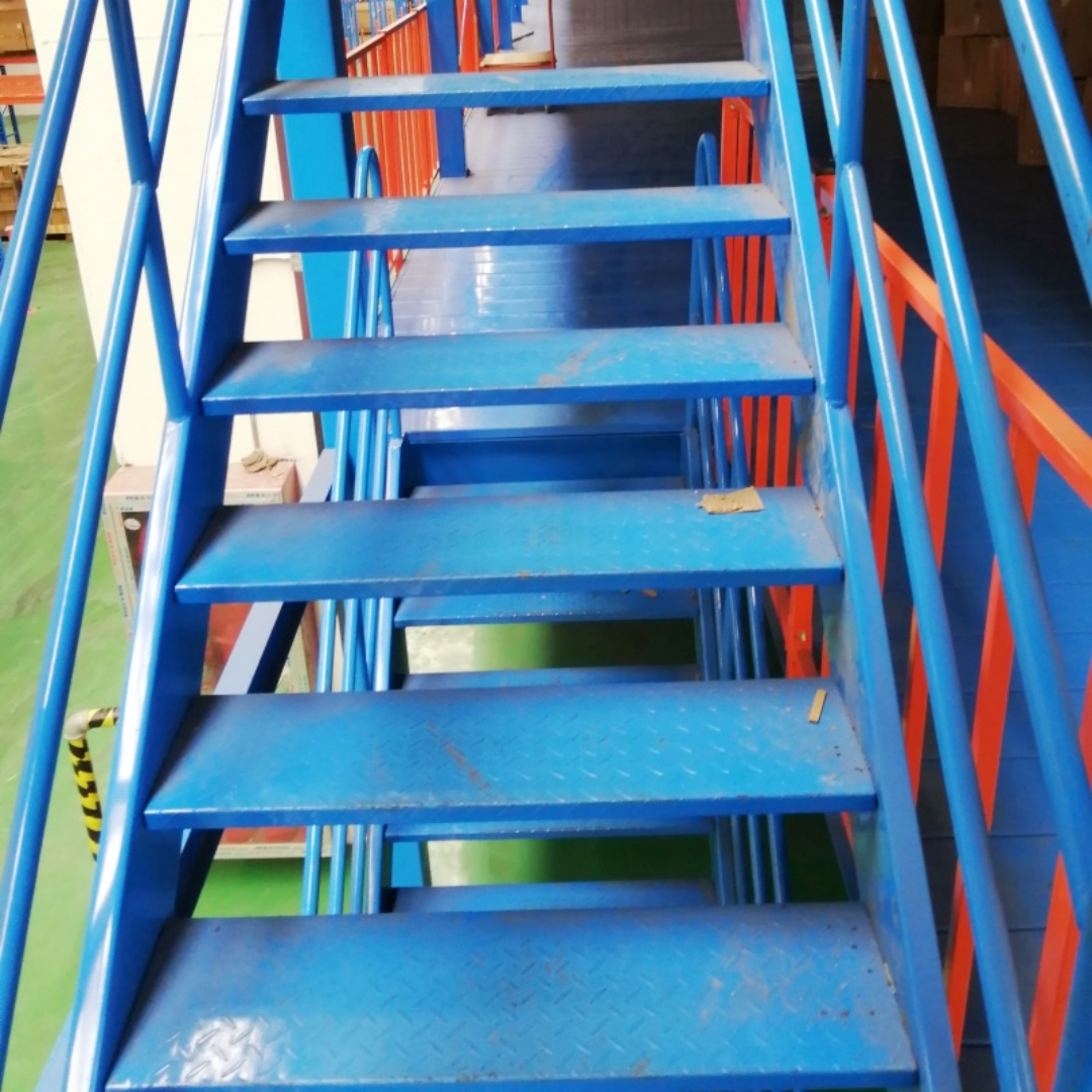 OEM Heavy Duty Custom Multi-Tier Steel Mezzanine Floor Racking System 2-4 Layers 1000kg/sqm Load Capacity Solid Steel Flooring