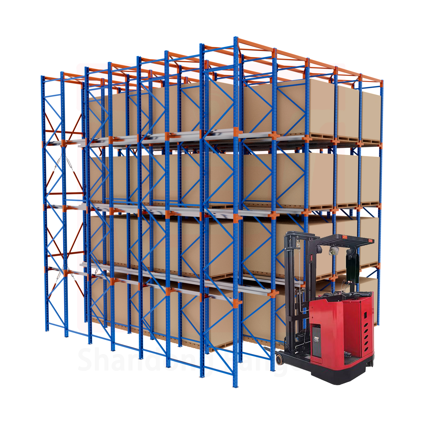 Drive in Pallet Rack Industrial Forklift Heavy Duty Racking Metal Tire Rack Heavy Duty Pallet Racking for Warehouse Storage