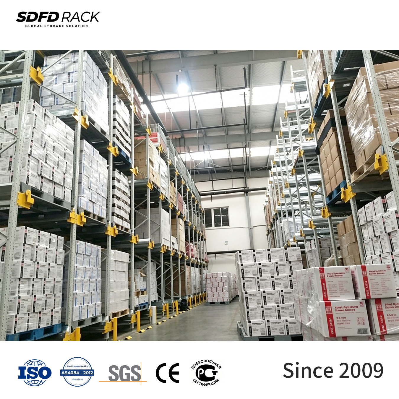 Intelligent Pallet Rack System Radio Shuttle Pallet Rack Automated Storage System Shuttle Rack for FIFO & LIFO