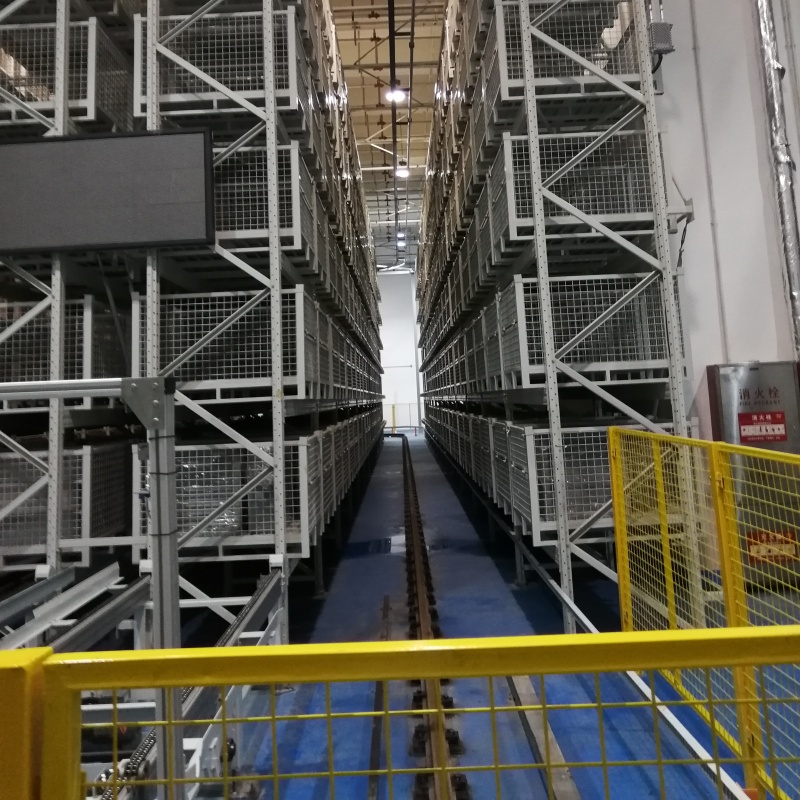 Large Scale Rack ASRS System with Real Time Inventory Tracking for Global Supply Chain Distribution Centers