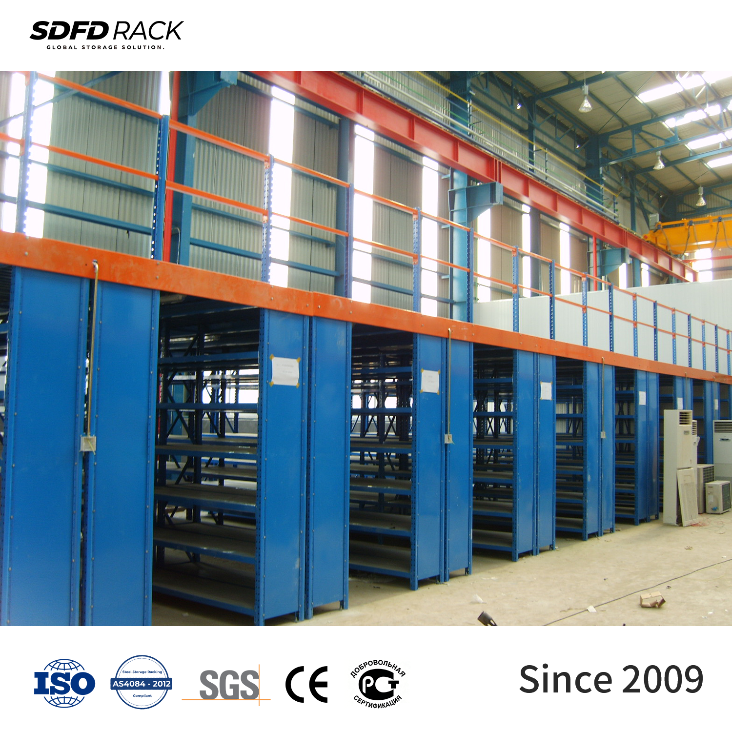 Custom Mezzanine Floor Racks Storage System Attic Rack Warehouse Loft Platform Rack Stacking Racks Heavy Duty Loading Capacity