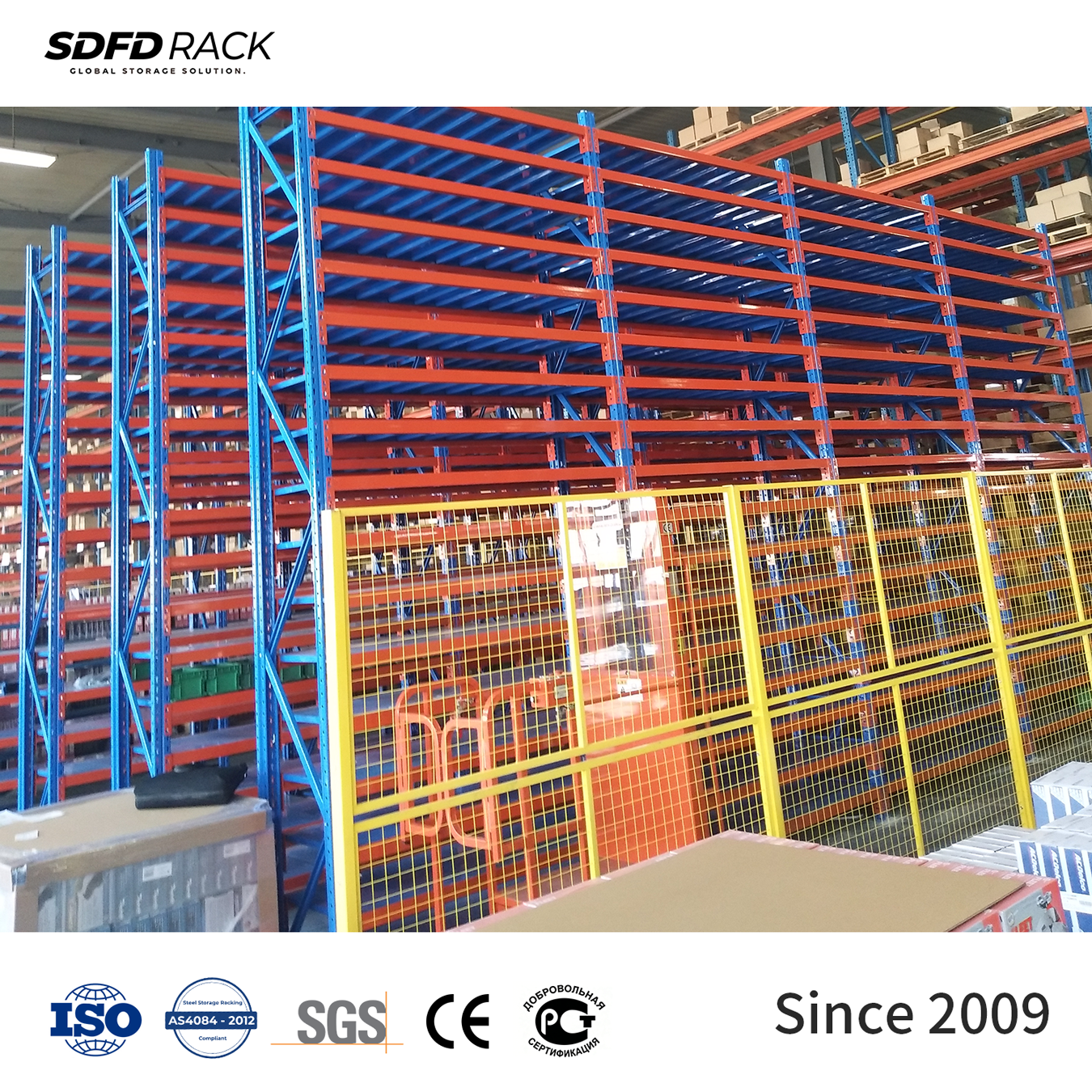 Multifunctional Industrial Heavy Duty Warehouse Rack Durable Metal/Steel Storage Shelf Certified & Low Priced Manufactured China