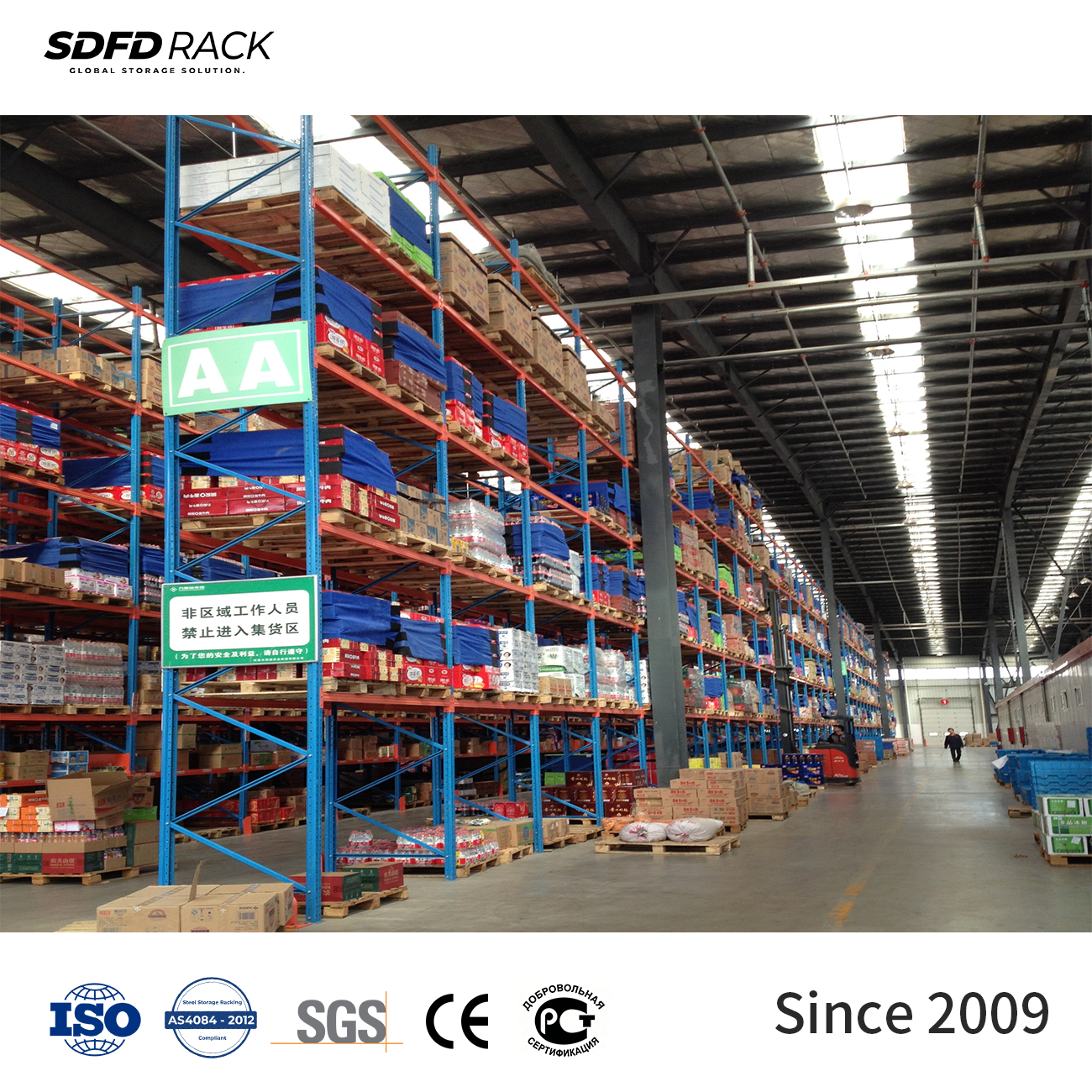 Heavy Duty Selective Pallet Rack Convencional Industrial Warehouse 1000-3000kg Load Capacity Cold Room Pallet Racking System