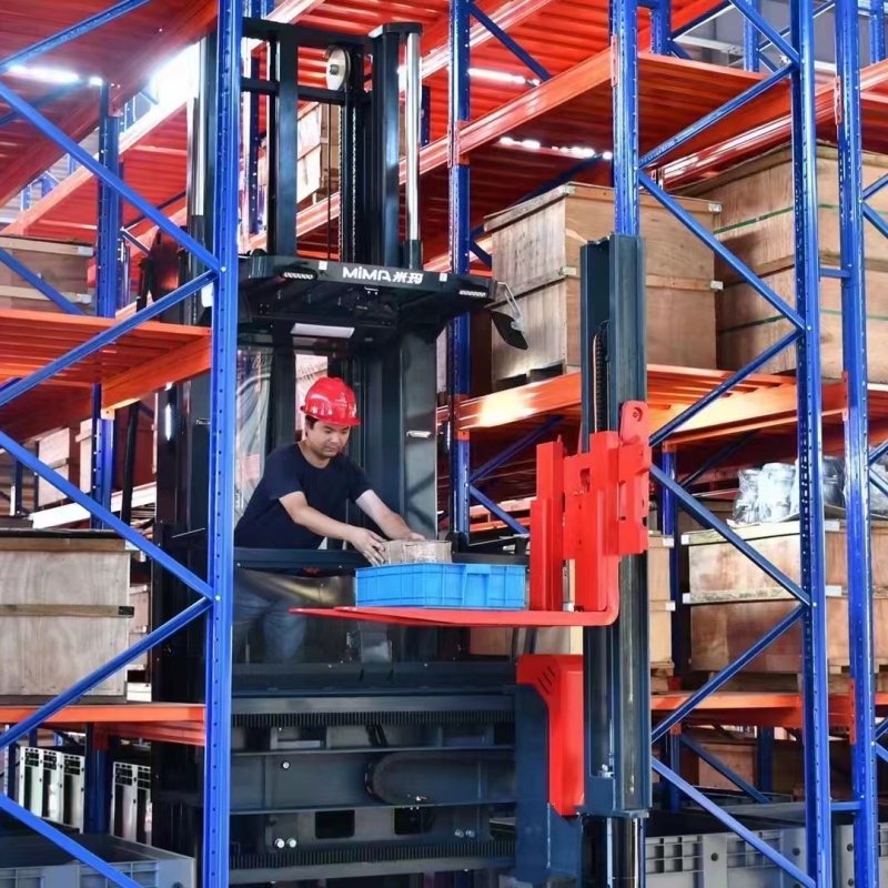 Best Seller Heavy Duty VNA Pallet Racking Q235B Steel 2000kg  Per Layer Custom Warehouse Storage Selective Narrow Aisle Racks