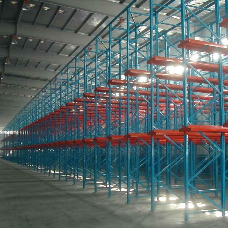 High Density Durable Drive in Racks High-Quality Heavy Duty Warehouse Pallet Shelves Industrial Storage Racking System