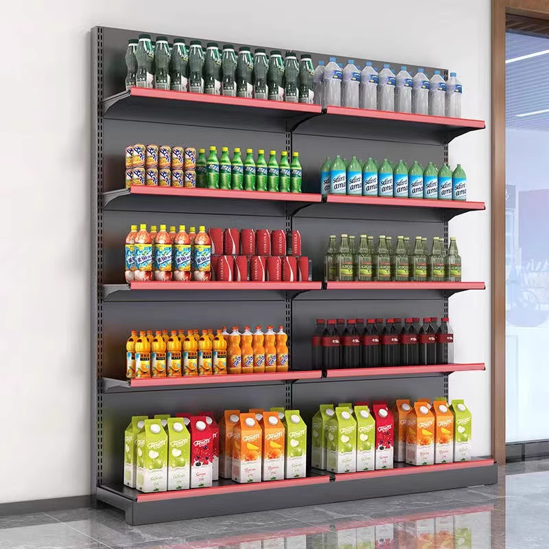 Iron Hook Light Duty Retail Display Rack Customizable Shelves Supermarkets Convenience Stores Multi-functional Save Space