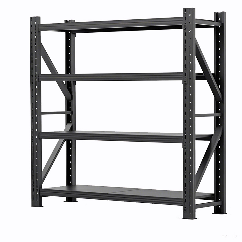 Industrial Adjustable Heavy Duty Metal 4-Layer Anti-Rust Epoxy Coated Warehouse Shelving Storage System