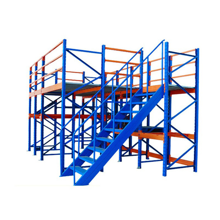 Custom Heavy-Duty Steel Platform Shelves for Warehouses Multi-Layer Loft Storage Factory Warehouse