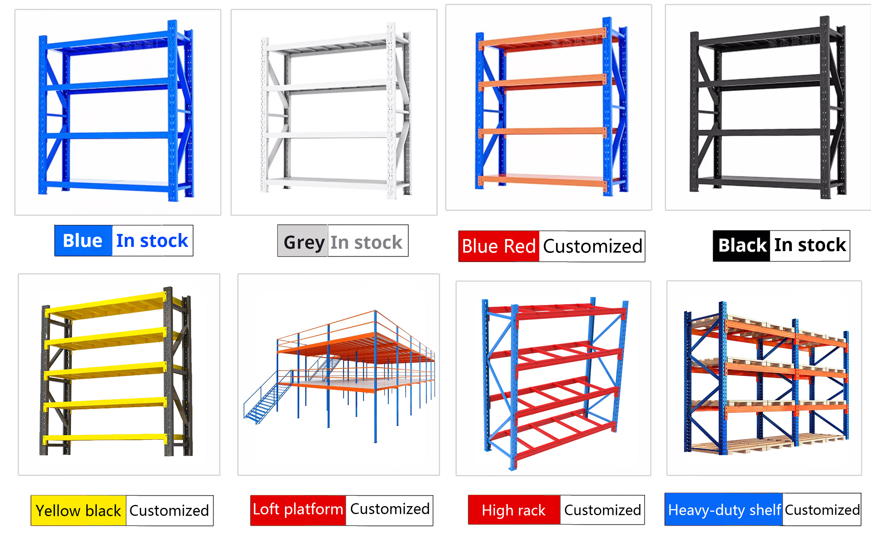 Recommended racking solutions