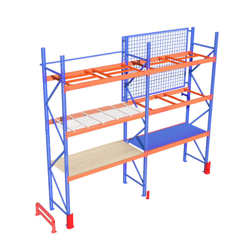 Pallet Racking Systems Steel Storage Shelves Beam-Type Heavy-Duty Warehouse Racks Large Thickened Assembled