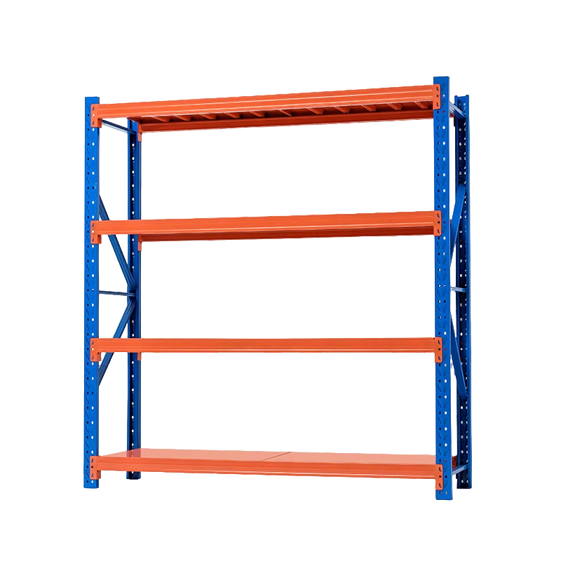 4 Layer Foldable Anti-Rust Metal Commercial Warehouse Racking Shelves with Corrosion Protection and Adjustable Design