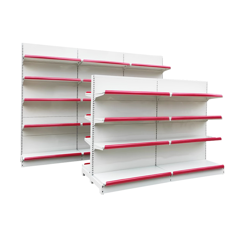 Retail Racks Convenience Store Metal Display Shelf  Multi-level Supermarket Shelves Thickened Durable