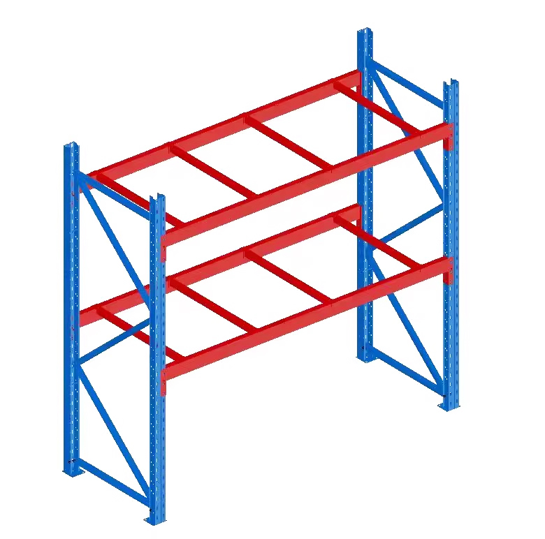 Industrial Cold-rolled Steel Pallet Racks Shelves Storage Racks Thickened Anti-rust 1000kg Capacity Strong Loading Galvanized