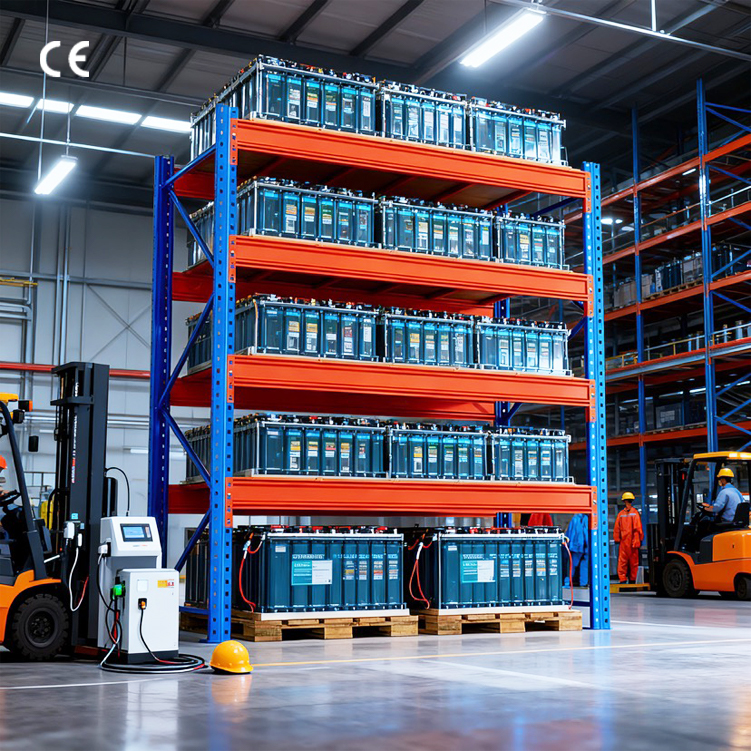 Heavy Duty Industrial 5 Layer Powder Coated Pallet Racking System 1000-2000kg Capacity Adjustable Steel Efficient Garage/Cellar