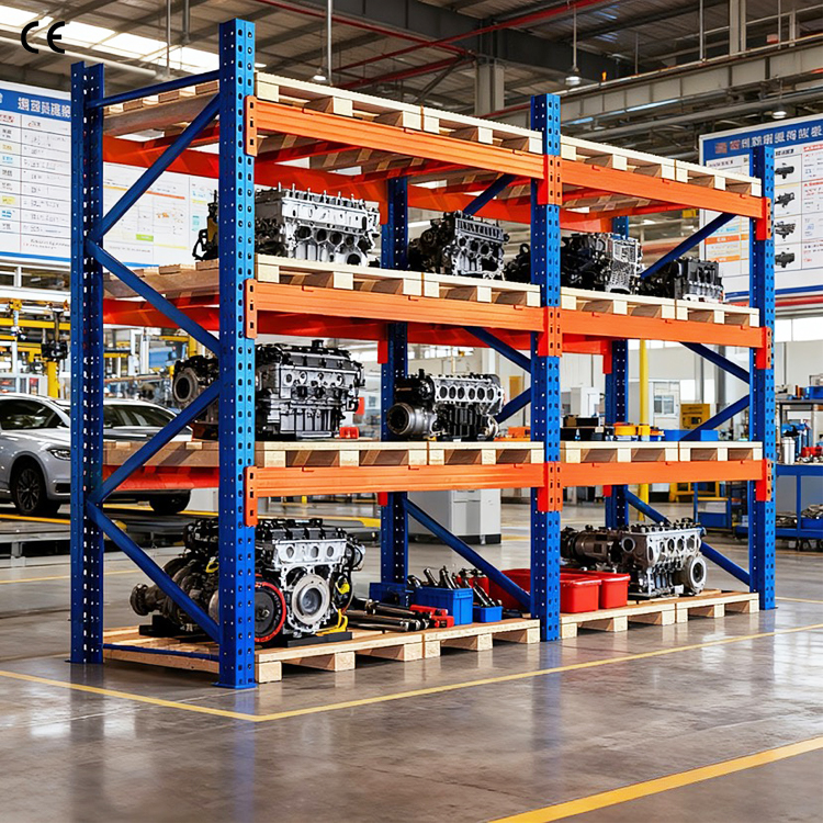 Pallet Racking Shelves & Racks Heavy Duty Metal Pallet Storage Racking 1000kg for Garage Warehouse