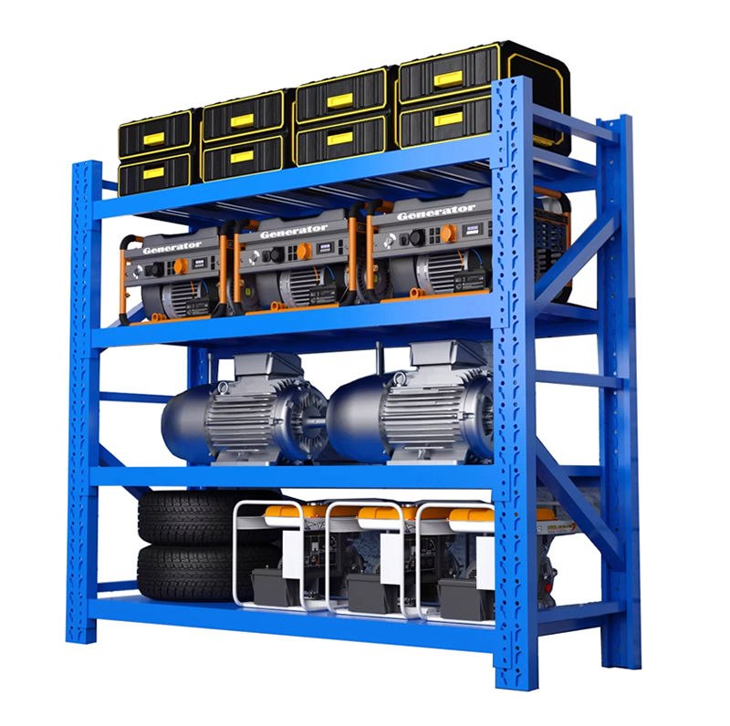 Heavy Duty Rack 500kg 4 Layer Estantes Metalicos Adjustable Estanteria Garage Commercial Industrial