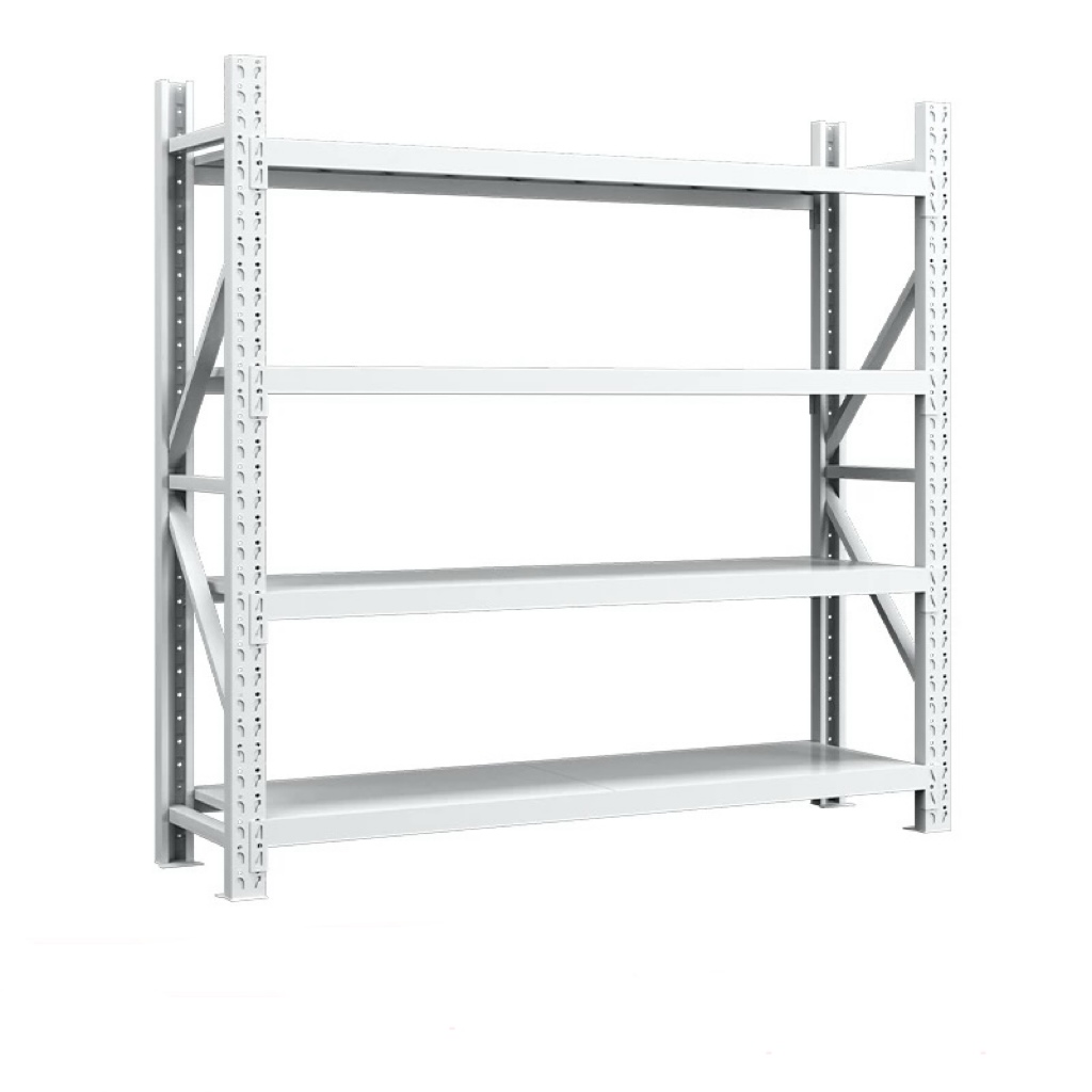 Store Shelves Cold Rolled Steel 5 Tier Garage Shelving Units Corrosion Protection Powder Coated Freestanding Warehouse Rack