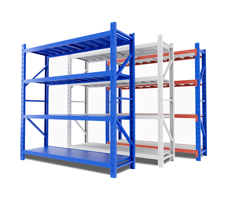 Steel Racking Multi-level No-Screw Assembly Butterfly Hole Shelf Rack Storage Thickened Custom Colour Industrial Rack