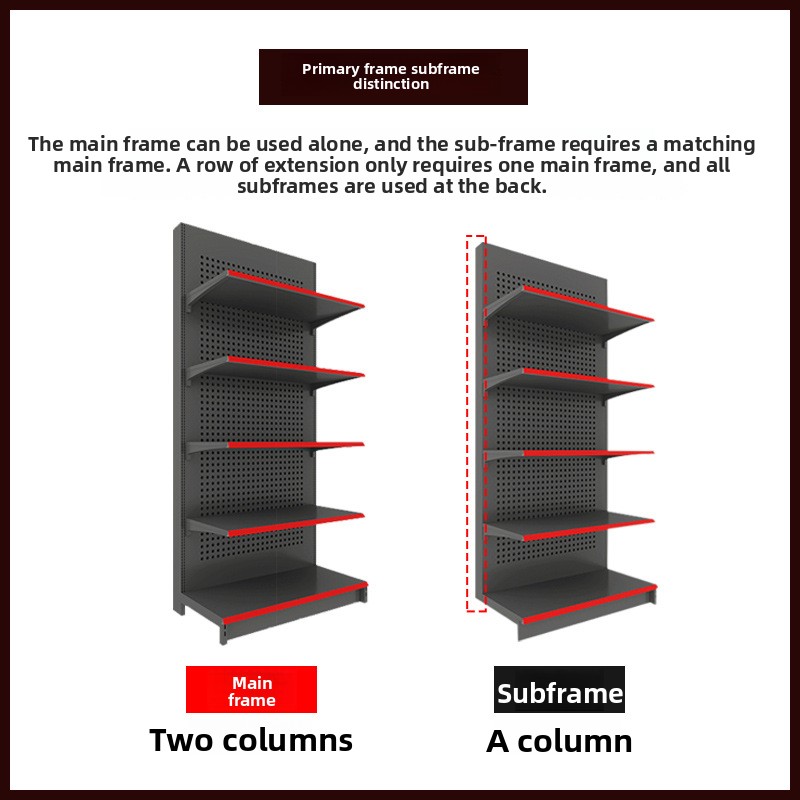 Wholesale Supermarket Shelf Display Rack Single-Double Board Shelf for Stationery Store Convenience Store