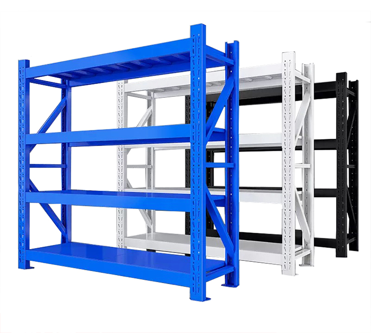 Storage Racks Durable 4-Layers Adjustable Garage Storage Rack Corrosion Protection Warehouse Racks
