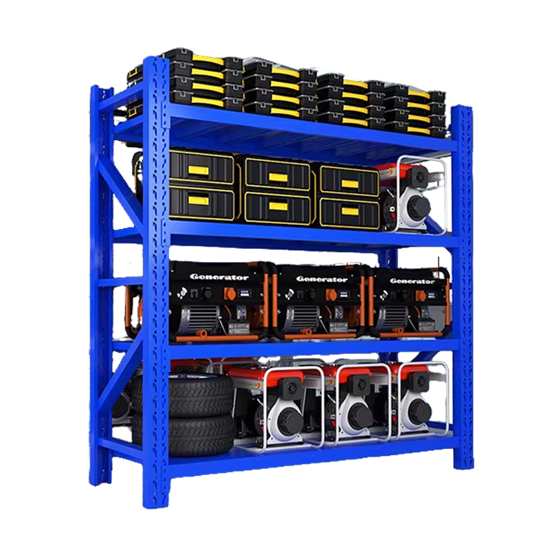 Storage Unit Multi-Layer Metal Customizable Corrosion Protected Industrial Metal Storage Rack with Shelves for Warehouses