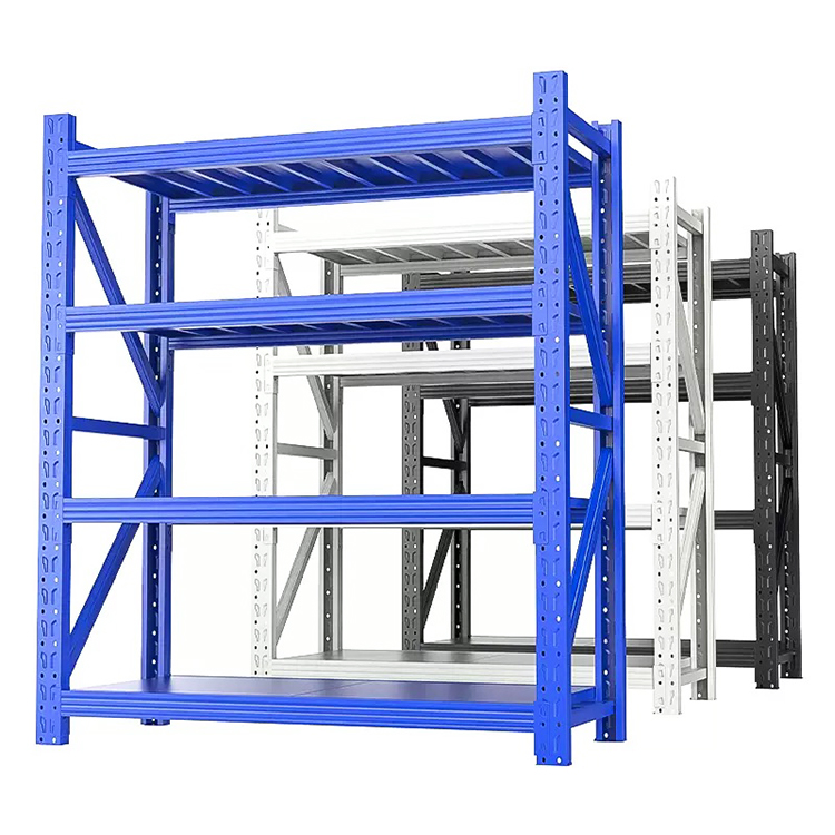 Industrial Racking System Boltless Assembly Custom Color Q235 Cold Rolled Steel Powder Coated Finish Adjustable Multi-functional