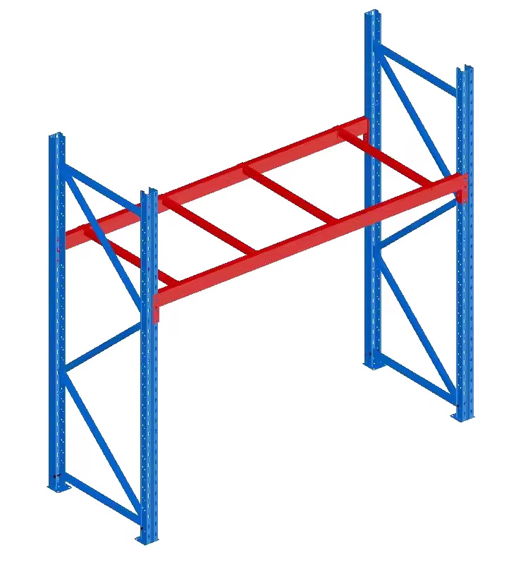 Heavy Duty Racks Large Storage Capacity Metal Beam-Type Racks Customized Size Shelf Rack Storage