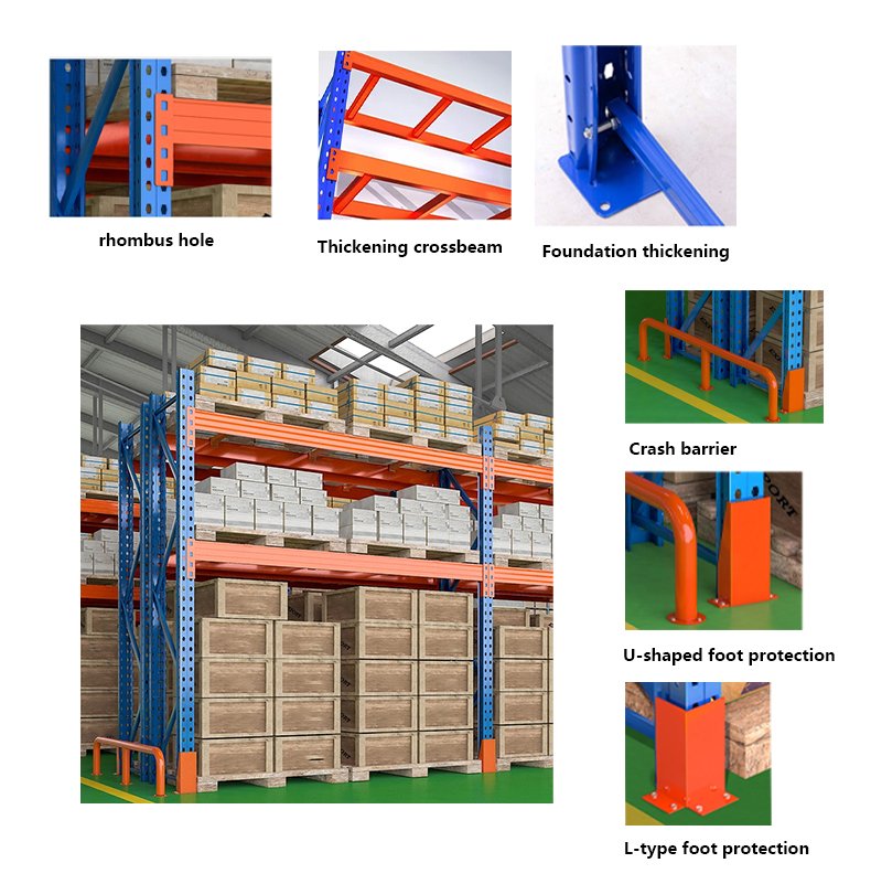 Pallet Racking Shelves & Racks Heavy Duty Metal Pallet Storage Racking 1000kg for Garage Warehouse