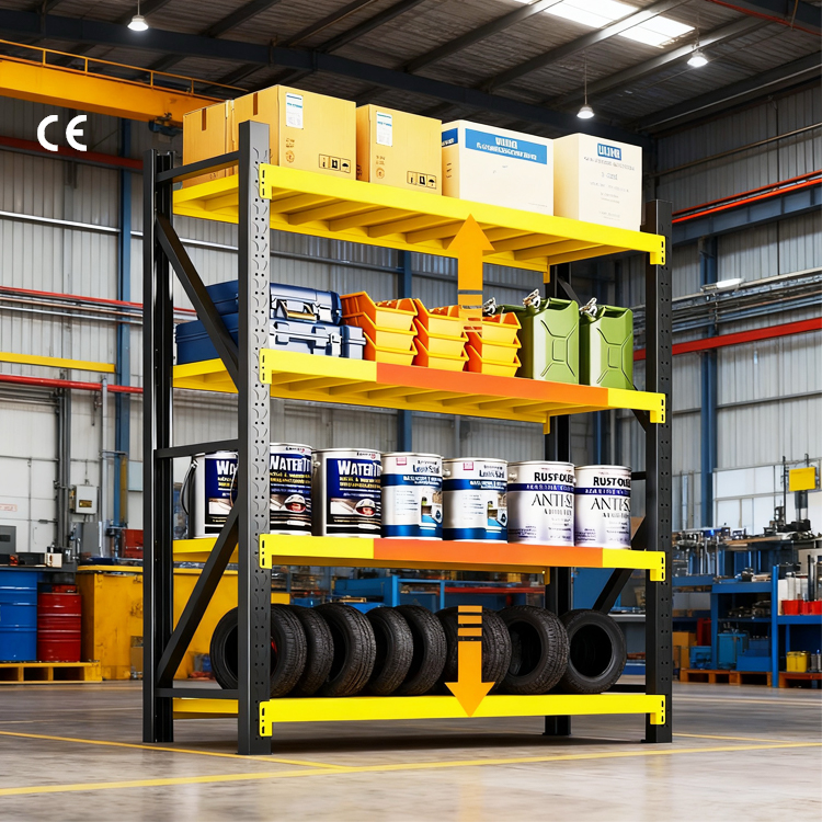 Heavy Duty Anti-Rust Storage Rack 5-Tier Adjustable Metal Shelves for Warehouse Supermarket Garage