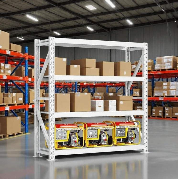 Adjustable 5 Layer Metal Anti-Rust Stacking Racks Shelves Display Custom Black Warehouse