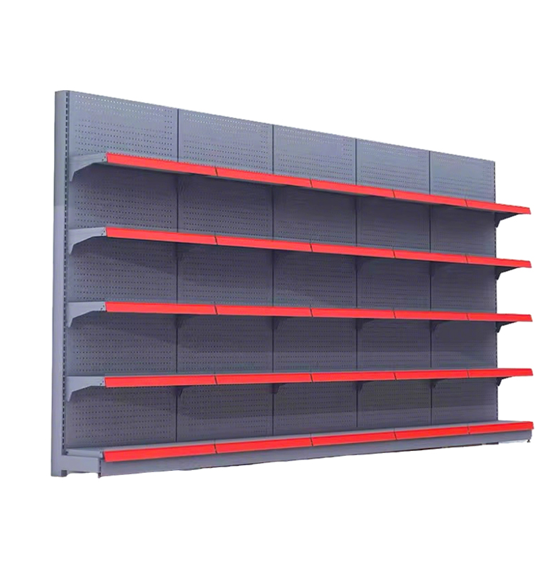 Gondolas for Super Market Durable Thickened Supermarket Shelves Convenience Store Grocery Store