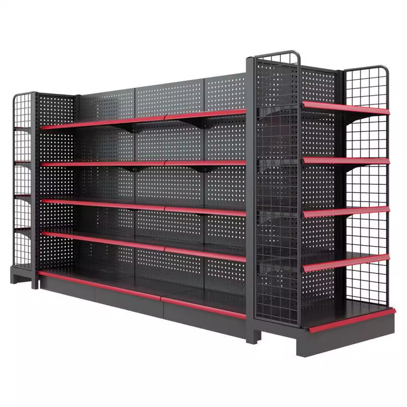 Gondolas for Super Market Durable Thickened Supermarket Shelves Convenience Store Grocery Store