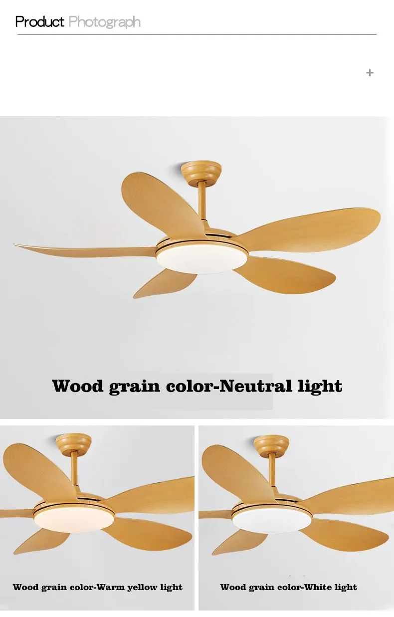 52 Inch Commercial Ceiling Fan Lamp