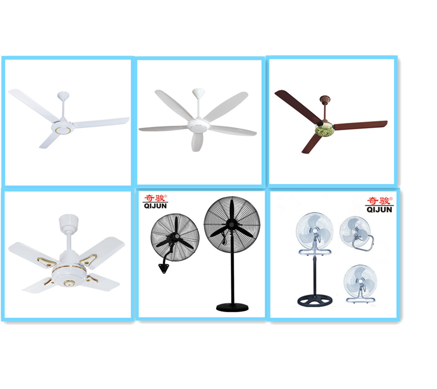 Modern Industrial Ceiling Fan CB Approved Copper Motor 5 Metal Blades with Remote Control or Regulator Control Fans