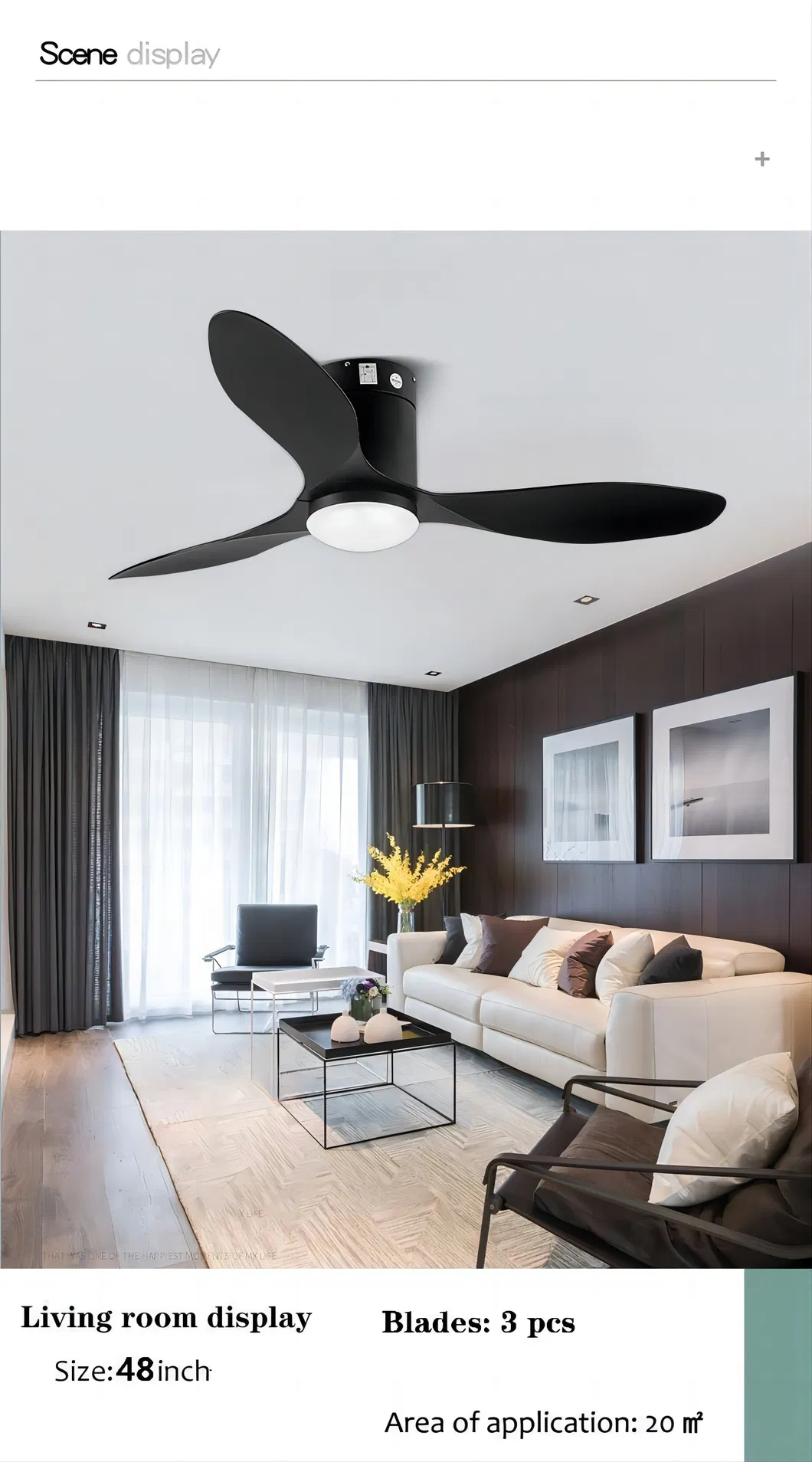 LED Ceiling Fan Detailed View 5