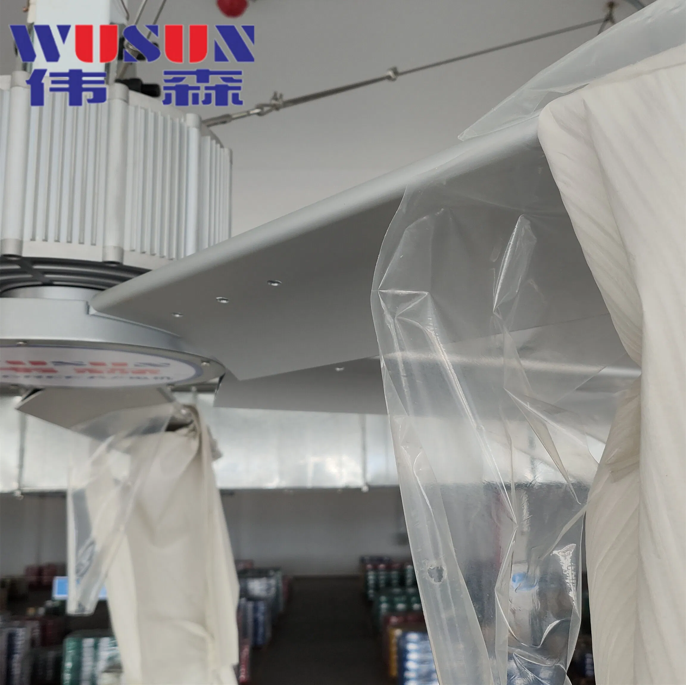 Outdoor Hvls Industrial Large Ceiling Fan for Railway Station