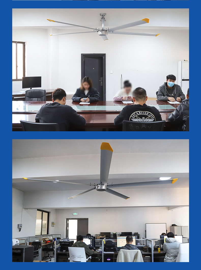 8FT 9FT 10FT Low RPM Wholesale HVLS Commercial Ceiling Fan