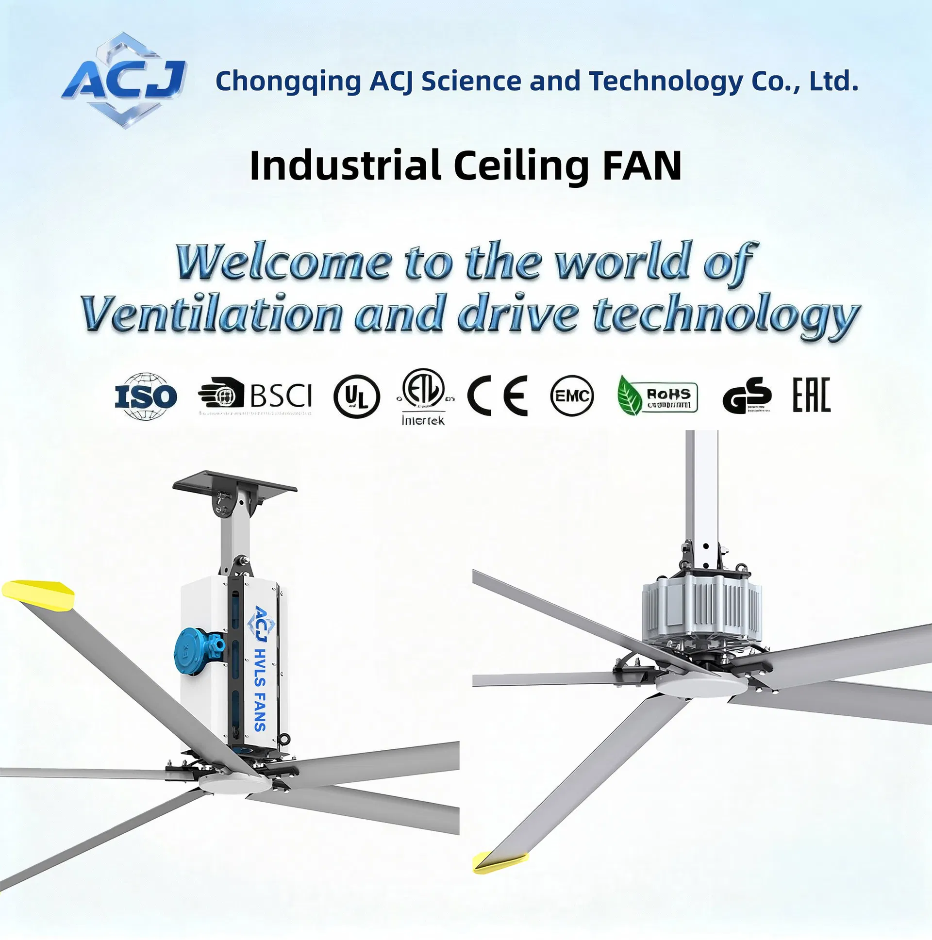 Industrial 5-Blade Metal Explosion-Proof Fan