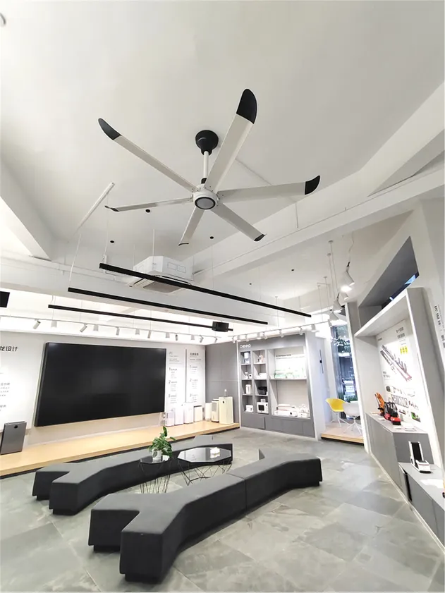 Vfans Energy Efficiency Industrial Ceiling Pmsm Hslv Fan for Factory