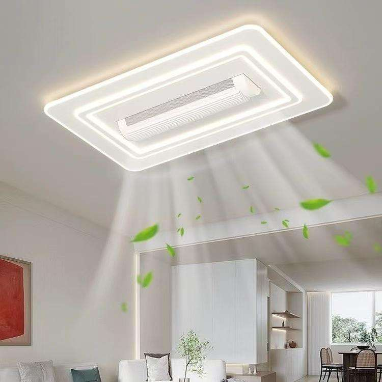 Modern Designer Luxury Decorate Room or Hotel Ceiling Fan Light Recessed SmartWith Remote Control LED Ceiling Fan Light