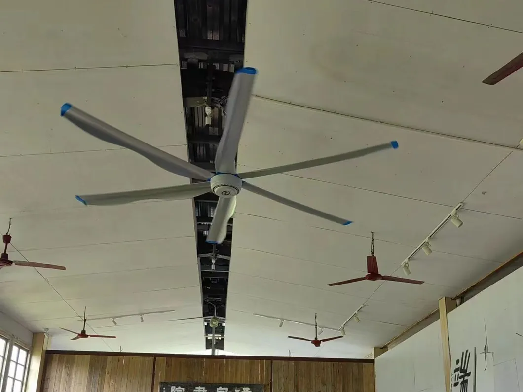 Cheap Price 10FT Big Airflow Low Speed Commercial Type Hvls Ceiling Fan