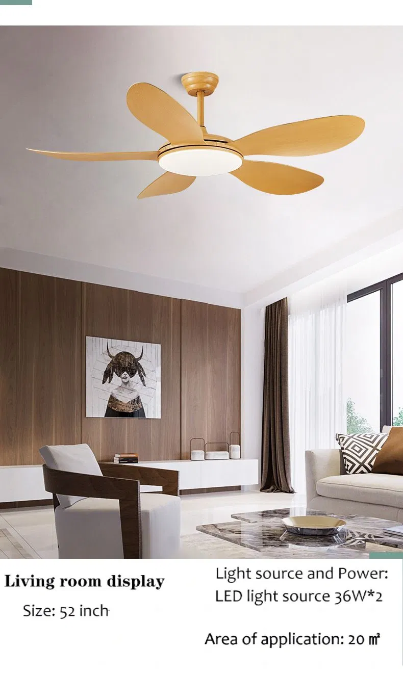52 Inch Commercial Ceiling Fan Lamp