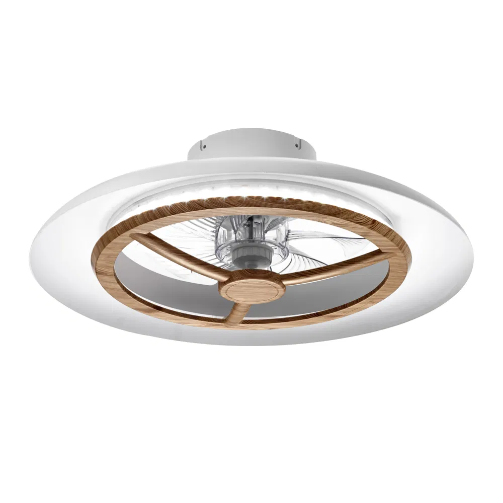 Modern Bedroom Dimmed Chandelier Fan Smart Ceiling Fan with Lights Remote Control RGB LED Ceiling Fans