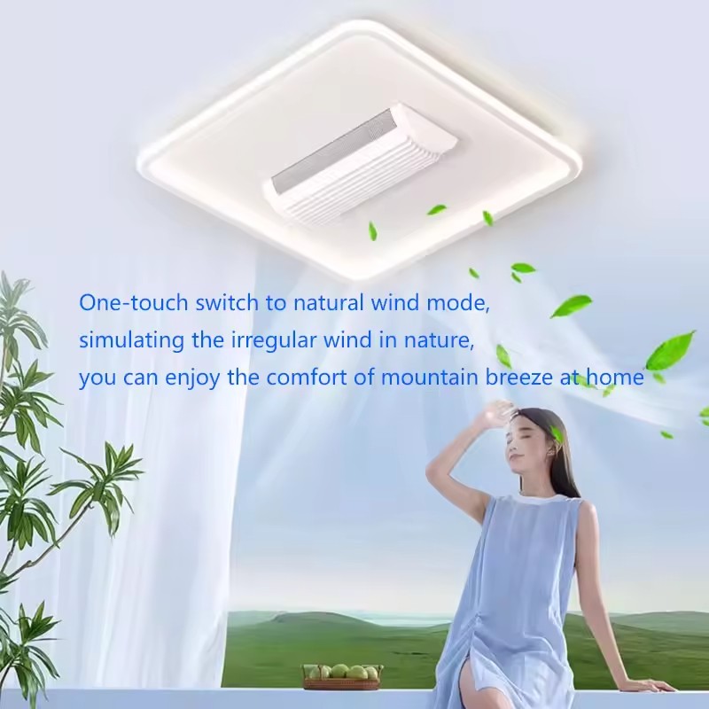 Modern Designer Luxury Decorate Room or Hotel Ceiling Fan Light Recessed Smart LED Ceiling Fan Lamp With Remote Control