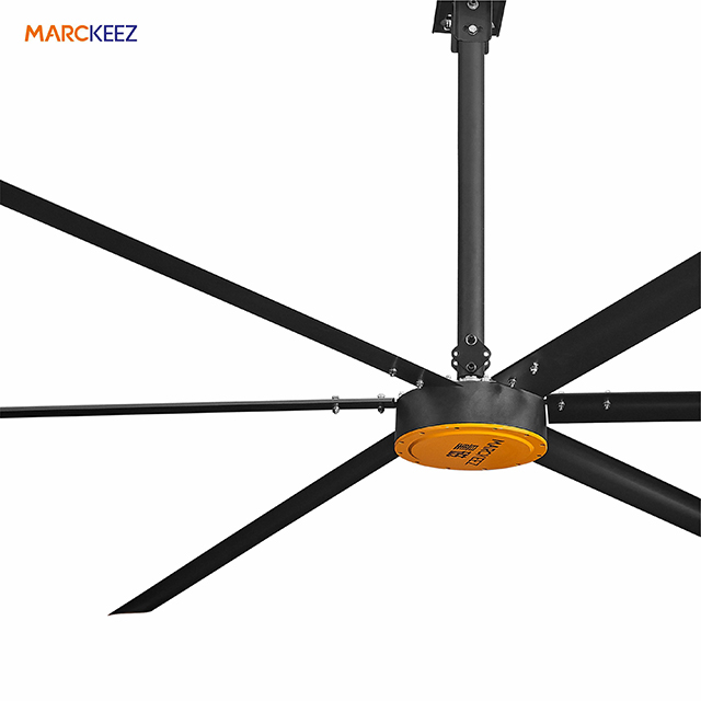 4.9m 16ft Low Noise Big Air 220v DC Motor Big Ceiling Fan HVLS Fans With Certificate