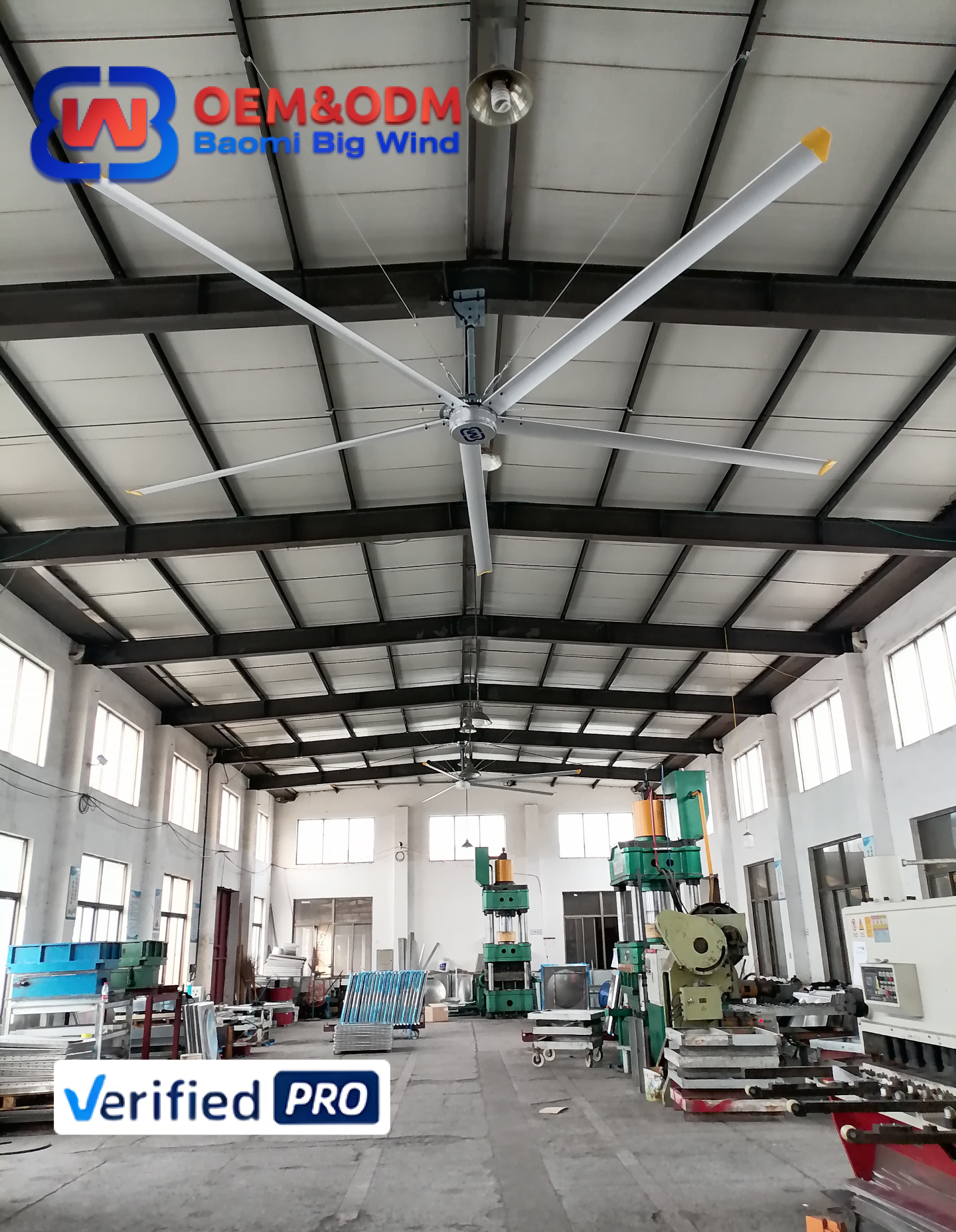 16-24ft HVLS Fan Industrial Giant Ceiling Fan High Volume Low Speed Big Fan Commercial Ventilation For Warehouse,Factory
