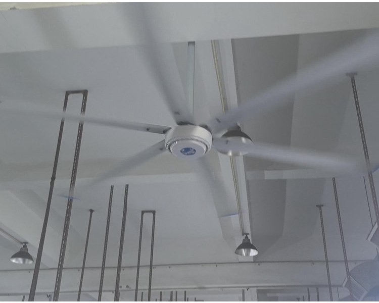 Industrial Ceiling Fans Without Lights 24.0Ft Big Commercial Style for Garage High Airflow Low Noise Eco Friendly Cost Effective